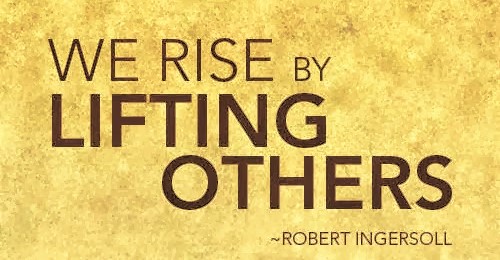 We rise by lifting others1